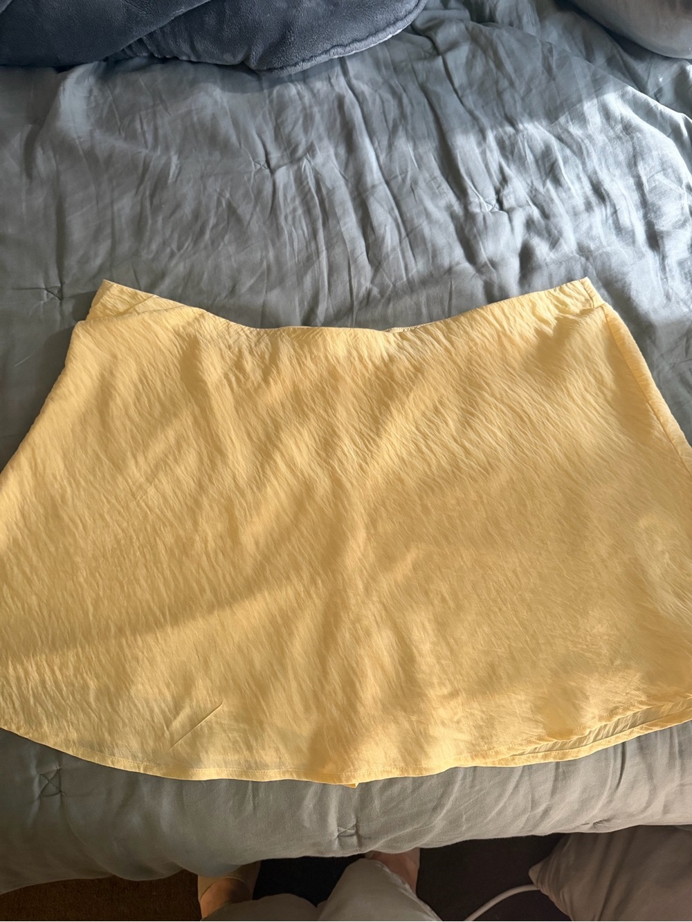 Abercrombie & Fitch Light Yellow Mini Skirt